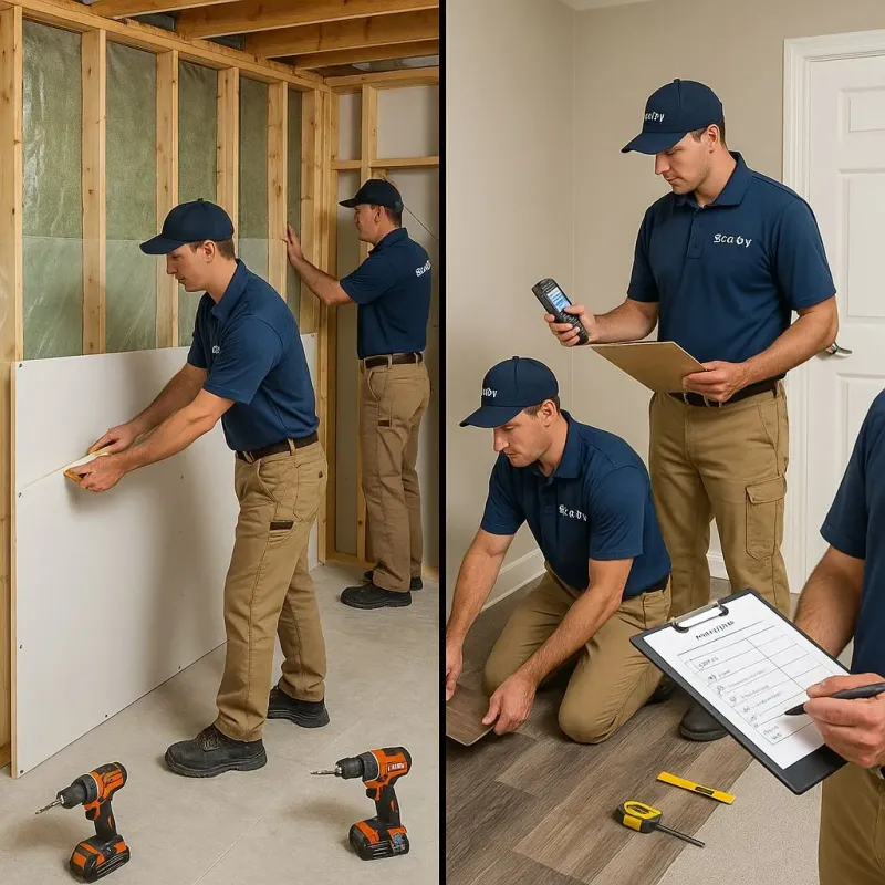 Repairs and Reconstruction process in Lake Mills, WI