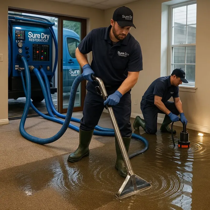 Water Extraction and Removal process in Lake Mills, WI